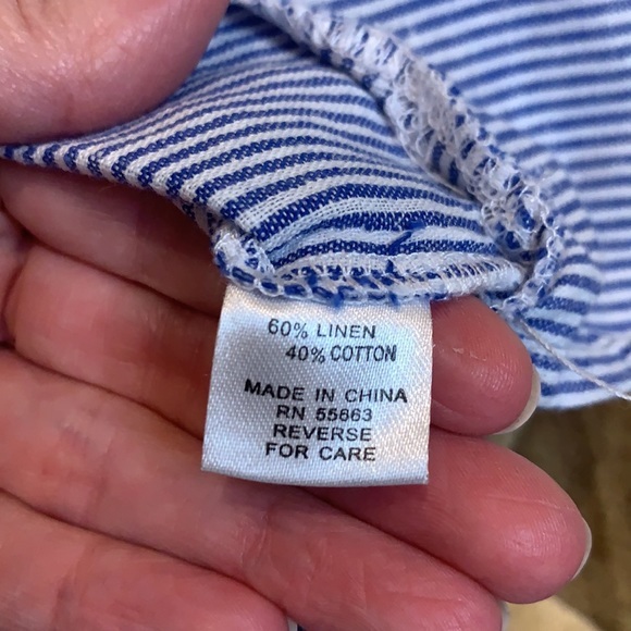 FOR CYNTHIA linen cotton blend tunic - Picture 12 of 12